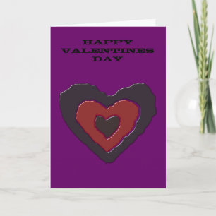 Cartes Pour Fêtes Annuelles Gothique Fondre Amour Coeur Personnalisé Valentine