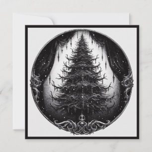 Cartes Pour Fêtes Annuelles Gothique Noël arbre gothique Noël Noël