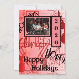 Cartes Pour Fêtes Annuelles Graffiti de Noël