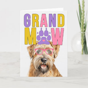 Cartes Pour Fêtes Annuelles Grand-MAW Wheaten Terrier Funny Grand-parents Day