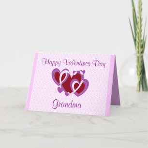CARTES POUR FÊTES ANNUELLES GRAND-MÈRE VALENTINE
