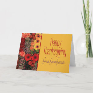 Cartes Pour Fêtes Annuelles Grand-parents Thanksgiving Card