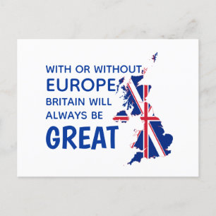CARTES POUR FÊTES ANNUELLES GRANDE BRETAGNE BREXIT EUROPE