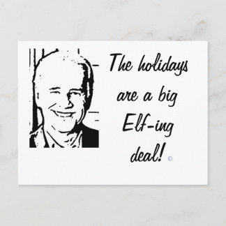 Cartes Pour Fêtes Annuelles Grande Elf-ing affaire de Joe Biden