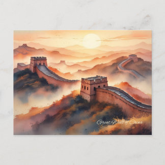 Cartes Pour Fêtes Annuelles Grande Muraille de Chine