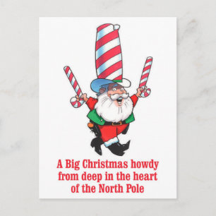 Cartes Pour Fêtes Annuelles Grande salutation de vacances de Noël d'HUMOUR