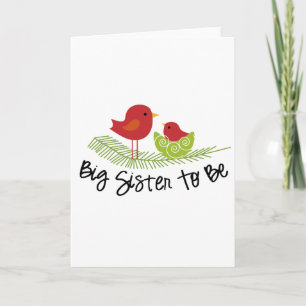 Cartes Pour Fêtes Annuelles grande soeur pour Noël birdies