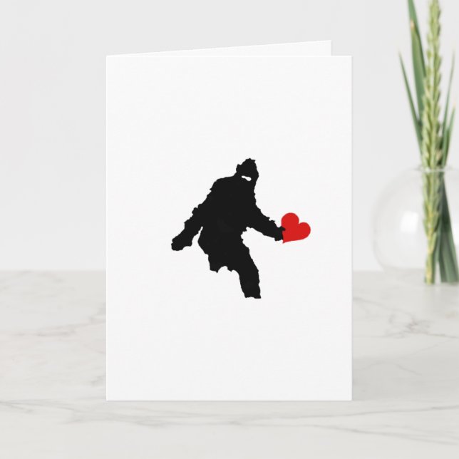 CARTES POUR FÊTES ANNUELLES GRANDE VALENTINE À PIED (Devant)