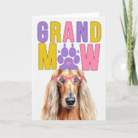 GrandMAW Afghan Hound GrandDOG Grand-parents Day