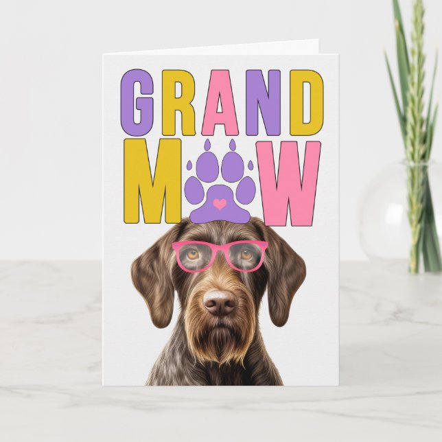 Cartes Pour Fêtes Annuelles GrandMAW Pointeur de cheveux filaires amusant Jour (Devant)