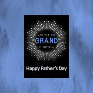 Cartes Pour Fêtes Annuelles Grandpa Fête des pères Appartement de vacances