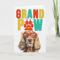 GrandPAW Cocker Spaniel GrandDOG Grand-parents Day