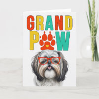 GrandPAW Shih Tzu GrandDOG Grandparents Day
