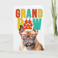 GrandPAW Tan Frenchie GrandDOG Grand-parents Day
