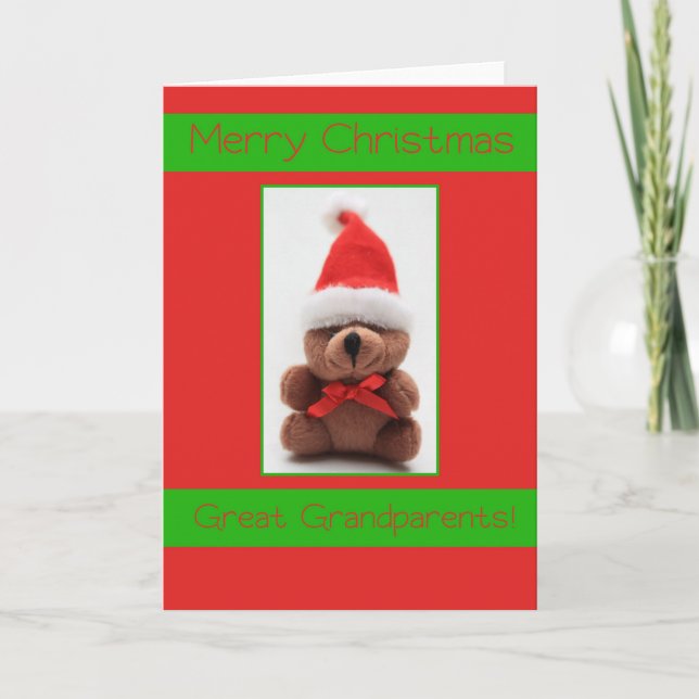 Cartes Pour Fêtes Annuelles Grands-parents Joyeux Noël (Devant)