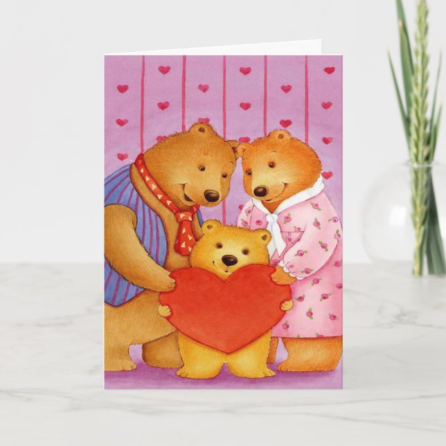 Cartes Pour Fêtes Annuelles Grandson Valentine (Devant)