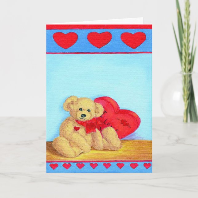 Cartes Pour Fêtes Annuelles Grandson Valentine (Devant)