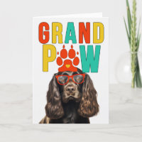 GranPAW Chocolate Cocker Funny Grand-parents Day