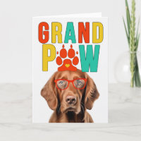 GranPAW Irish Setter Dog Funny Grand-parents Day