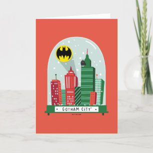 Cartes Pour Fêtes Annuelles Graphique de boule à neige Batman Gotham City™