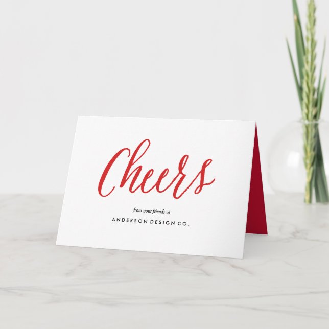 Cartes Pour Fêtes Annuelles Gras Bravo Fêtes d'entreprise (Devant)