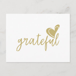 Cartes Pour Fêtes Annuelles grateful heart