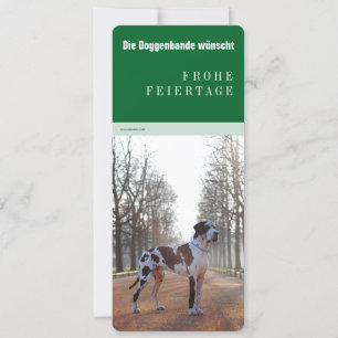 Cartes Pour Fêtes Annuelles Great Dane