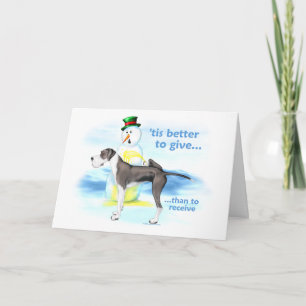 Cartes Pour Fêtes Annuelles Great Dane BTG Mantle UC