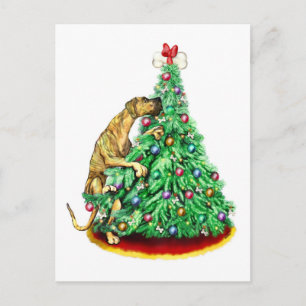 Cartes Pour Fêtes Annuelles Great Dane Christmas Reach Goals Brindle UC