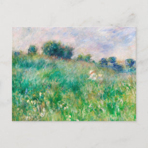 Cartes Pour Fêtes Annuelles Green Meadow par Renoir Impressionniste Peinture