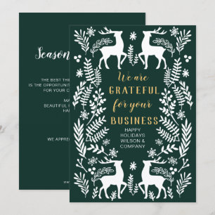 Cartes Pour Fêtes Annuelles Green Scandinavian Nordrener Business