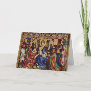 Cartes Pour Fêtes Annuelles Greeting Card (scripture): Mt 2:9-11