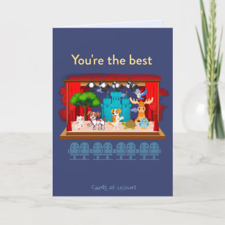 Cartes Pour Fêtes Annuelles Greeting card You are the best