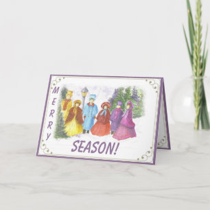 CARTES POUR FÊTES ANNUELLES GREETING DE MERRY SEASONS