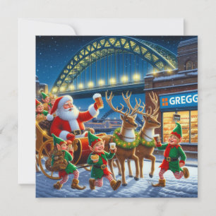 Cartes Pour Fêtes Annuelles Greggs près du Pont