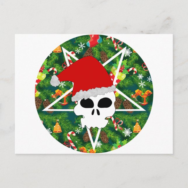 Cartes Pour Fêtes Annuelles grêle père Noël (Devant)