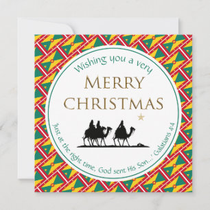 Cartes Pour Fêtes Annuelles GRENADA Trois Hommes