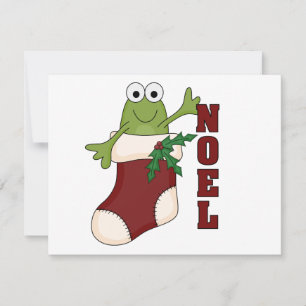 Cartes Pour Fêtes Annuelles Grenouille Noel Tshirts et cadeaux de vacances