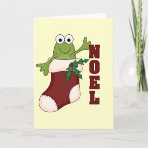 Cartes Pour Fêtes Annuelles Grenouille Noel Tshirts et cadeaux de vacances