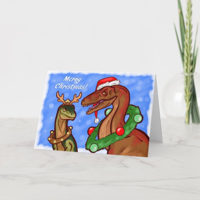 Cartes Pour Fêtes Annuelles Griffes de Père Noël (Devant)
