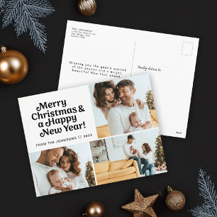 Cartes Pour Fêtes Annuelles Grille de photos de Noël joyeux et bonne année mod