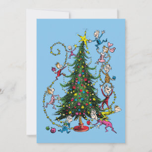 Cartes Pour Fêtes Annuelles Grinch classique Noël Arbre photo