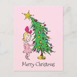 Cartes Pour Fêtes Annuelles Grinch J'ai été Cindy-Lou Qui Bon