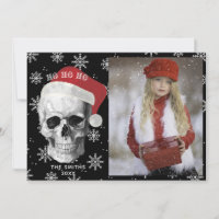 Grunge Skull Santa Photo