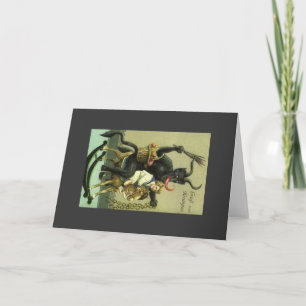 Cartes Pour Fêtes Annuelles Gruss Vom Krampus