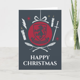 Cartes Pour Fêtes Annuelles GRYFFINDOR™ - Graphique Bauble de vacances