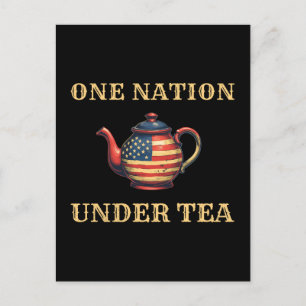 Cartes Pour Fêtes Annuelles Guerre d'Indépendance 1773 USA One Nation Under Te