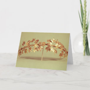 Cartes Pour Fêtes Annuelles Guirlande de laurier, Mycenae