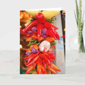 Cartes Pour Fêtes Annuelles guirlande peppers1