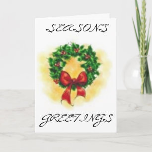 Cartes Pour Fêtes Annuelles guirlande, SAISONS, SALUTATIONS